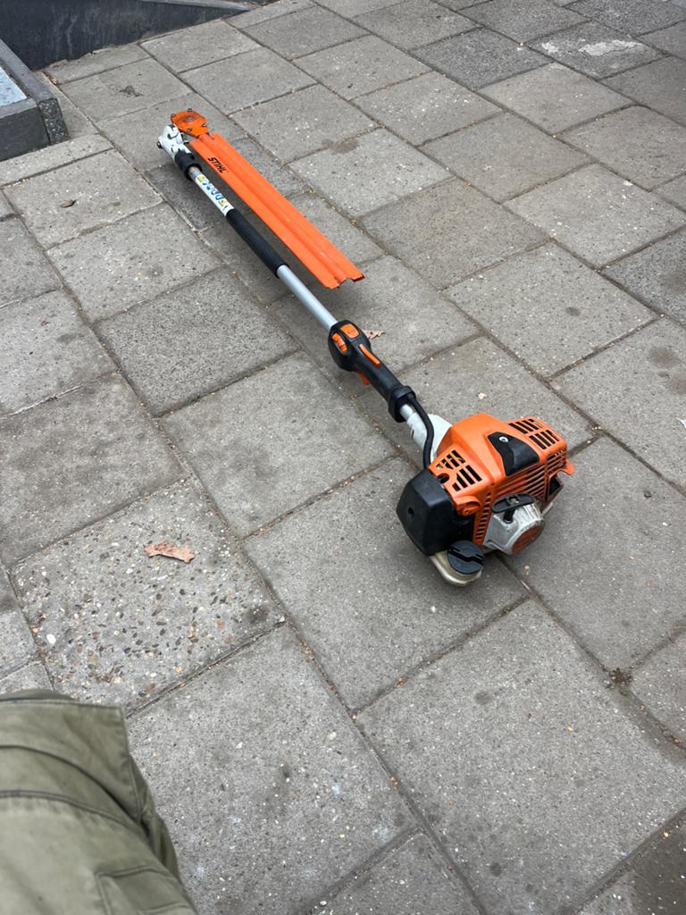 Stihl Heggenschaar op Benzine - Krachtig en Betrouwbaar, Tuin en Terras, Heggenscharen, Ophalen, Gebruikt, Benzine