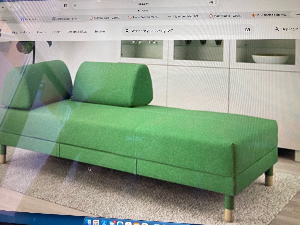 Flottebo twijfelaar Ikea 120x200, Ophalen, Gebruikt, Twijfelaar, 120 cm