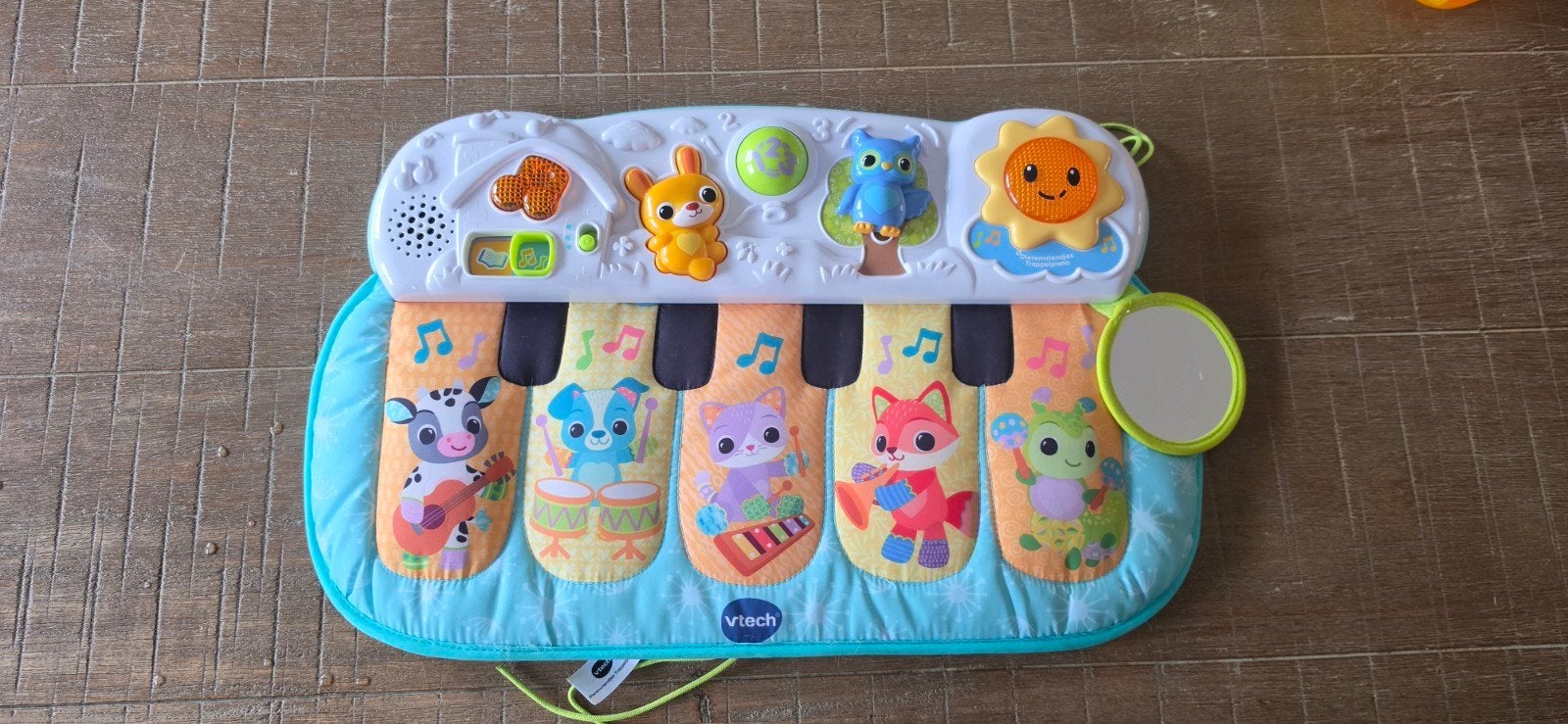 Te koop: V-Tech trappelpiano!, Kinderen en Baby's, Ophalen, Zo goed als nieuw, Overige typen, Met licht
