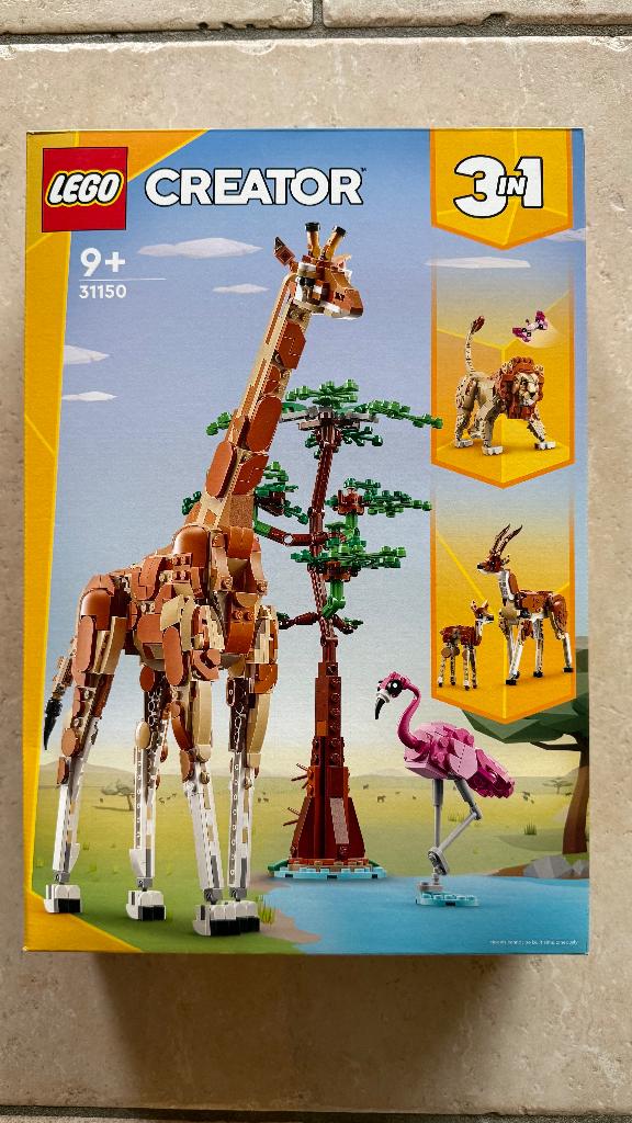Lego 31150 Safaridieren 3-1 NIEUW, Lego, Nieuw, Ophalen of Verzenden, Ongeopend/sealed