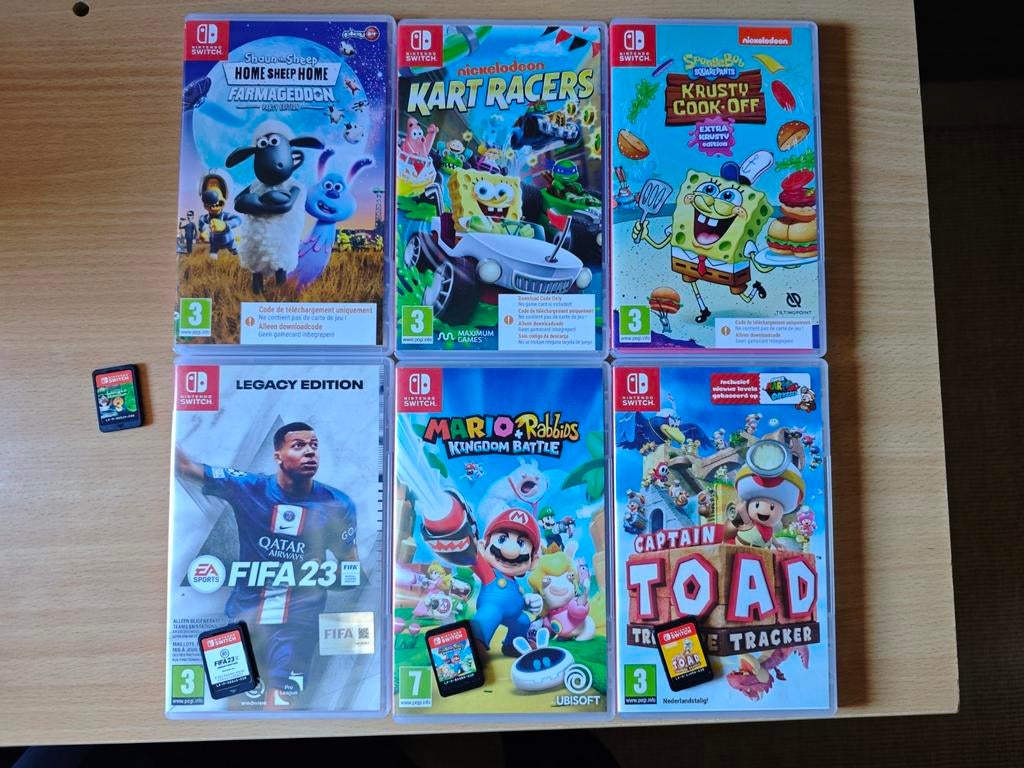 Diverse Nintendo Switch spellen, Spelcomputers en Games, Games | Nintendo Switch, Zo goed als nieuw, Overige genres, 3 spelers of meer