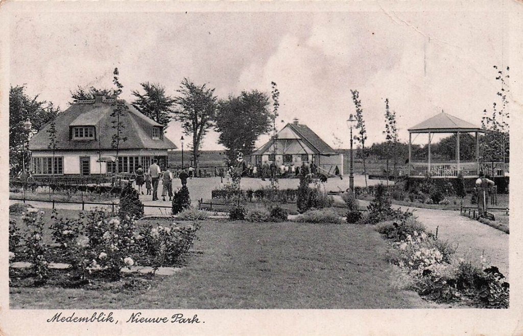 703-385-045 Medemblik Nieuwe Park, Verzenden, Voor 1920, Noord-Holland