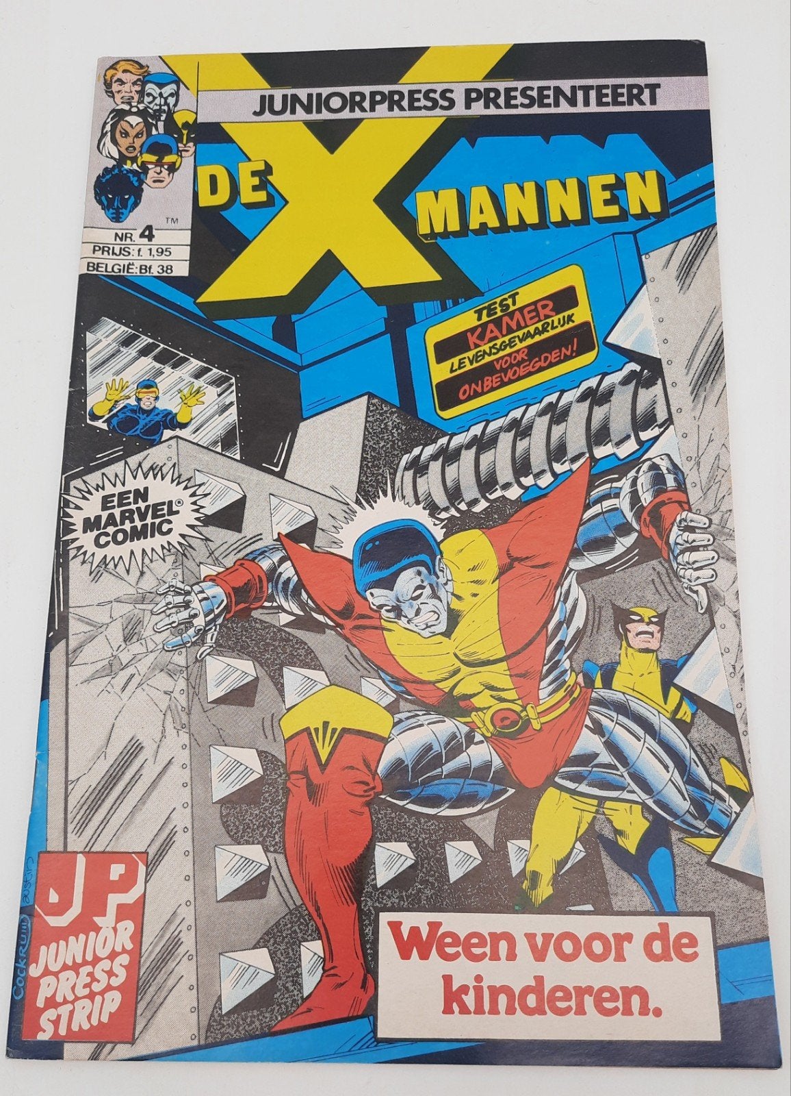 De X-Mannen nr. 4 Junior Press 1983, Boeken, Strips | Comics, Eén comic, Amerika, Ophalen of Verzenden, Zo goed als nieuw