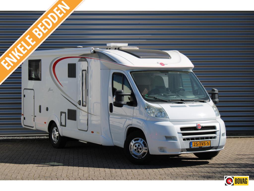 Bürstner Nexxo T728 Lengtebedden Levelsysteem Heavy, Caravans en Kamperen, Campers, Ringverwarming, Fiat, Tot en met 2, 7 tot 8 meter