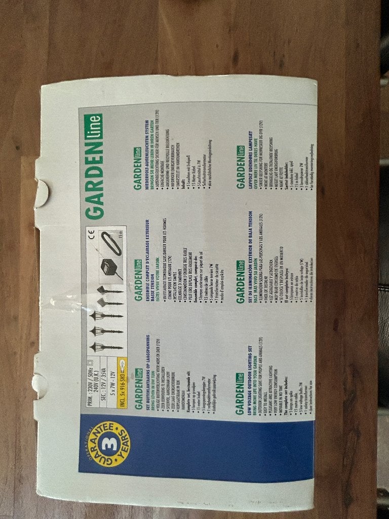 Massive gardenline set, Ophalen, Kunststof, Minder dan 50 watt, Nieuw