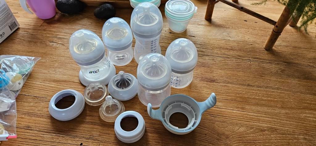 Philips Avent Babyflessen en Accessoires Set, Overige merken, Gebruikt, Overige typen, Ophalen of Verzenden