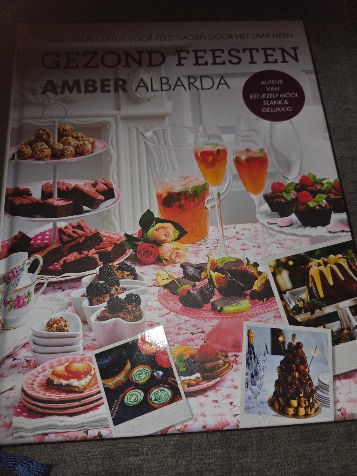 Gezonde Feesten - Amber Albarda kookboek, Boeken, Amber Albarda, Gezond koken, Zo goed als nieuw, Overige gebieden