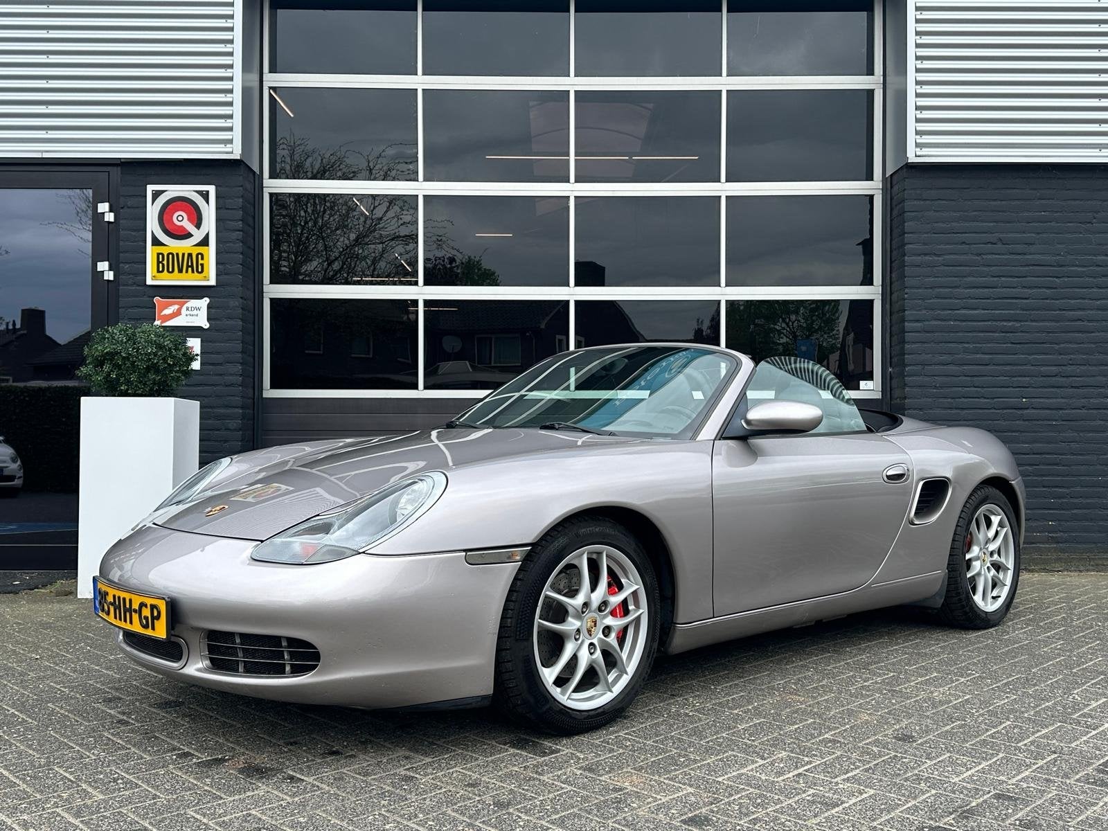 Porsche Boxster S 3.2, Airco, Bluetooth, Cruise, Radio, Navi, Auto's, Oldtimers, Achterwielaandrijving, Zwart, Beige, Bedrijf