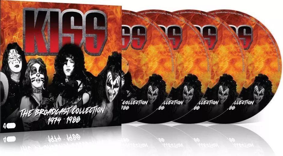 Kiss -  Broadcast collection 1974-1988   New 4-cd in  seal., Verzenden, Nieuw in verpakking, Poprock