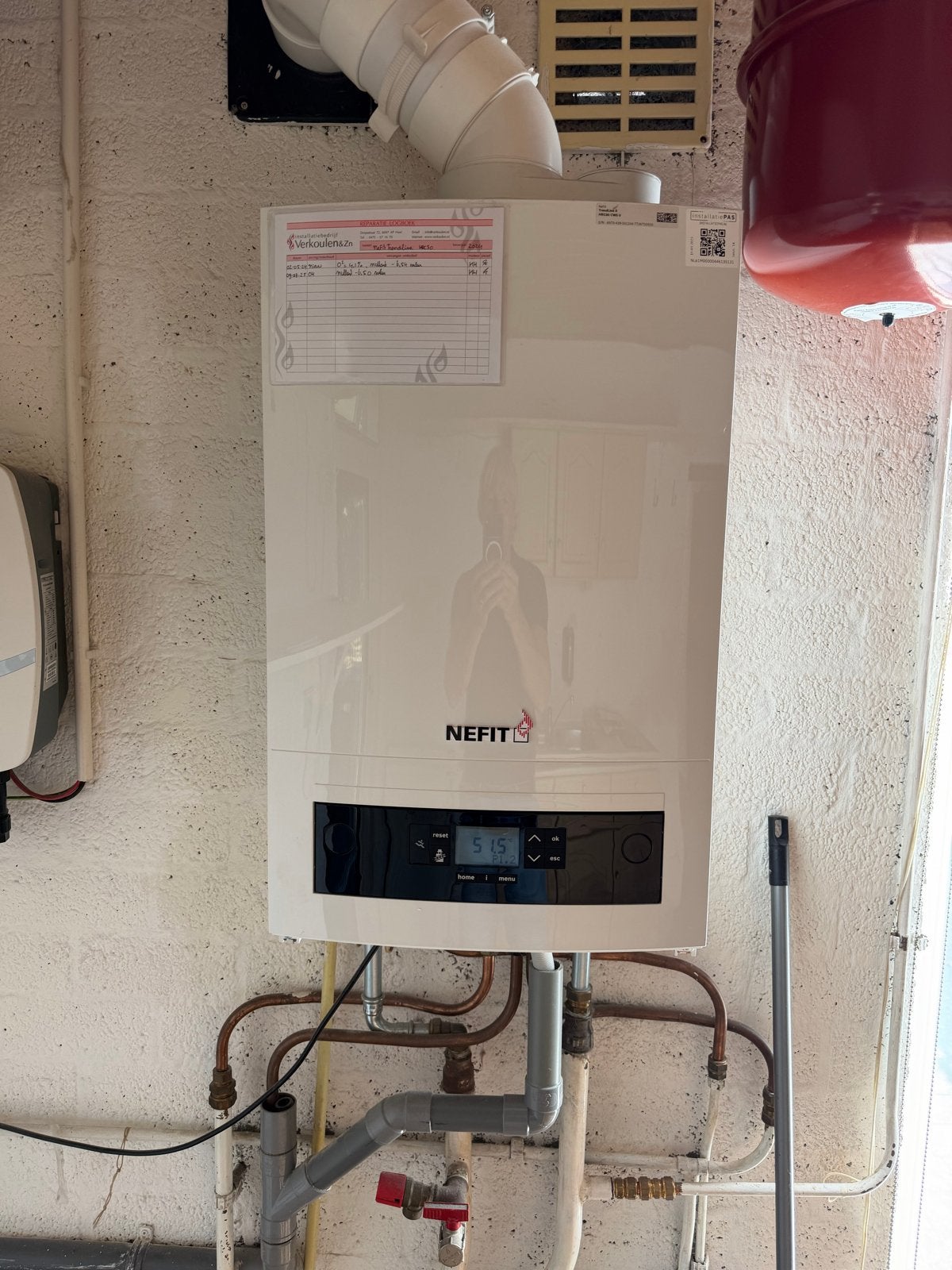 Nefit TrendLine II HRC30 CW5 II CV-ketel, Doe-het-zelf en Verbouw, Verwarming en Radiatoren, Ophalen, Gebruikt, Hoog rendement (Hr)