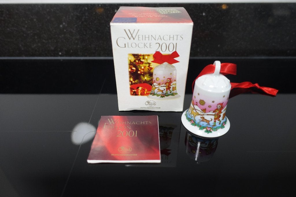 Hutschenreuther kerstklokje 2001, Ophalen of Verzenden, Zo goed als nieuw