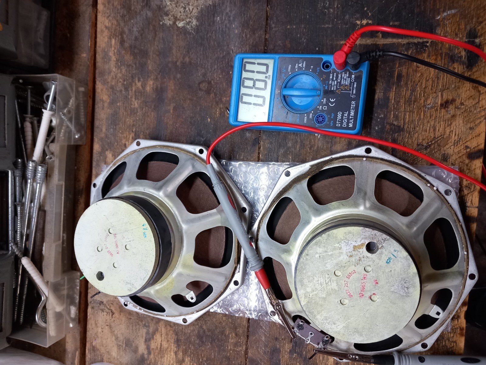 Zeer mooie woofers van Philips aangeboden AD 8065  W8, Philips, Ophalen of Verzenden, Zo goed als nieuw, Minder dan 60 watt