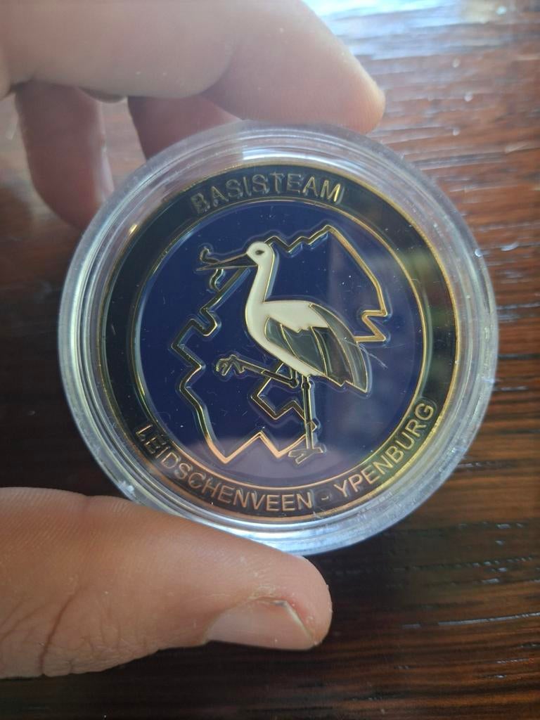 Challenge Coin Politie/Handhaving Leidschenveen-Ypenburg, Verzamelen, Ophalen of Verzenden