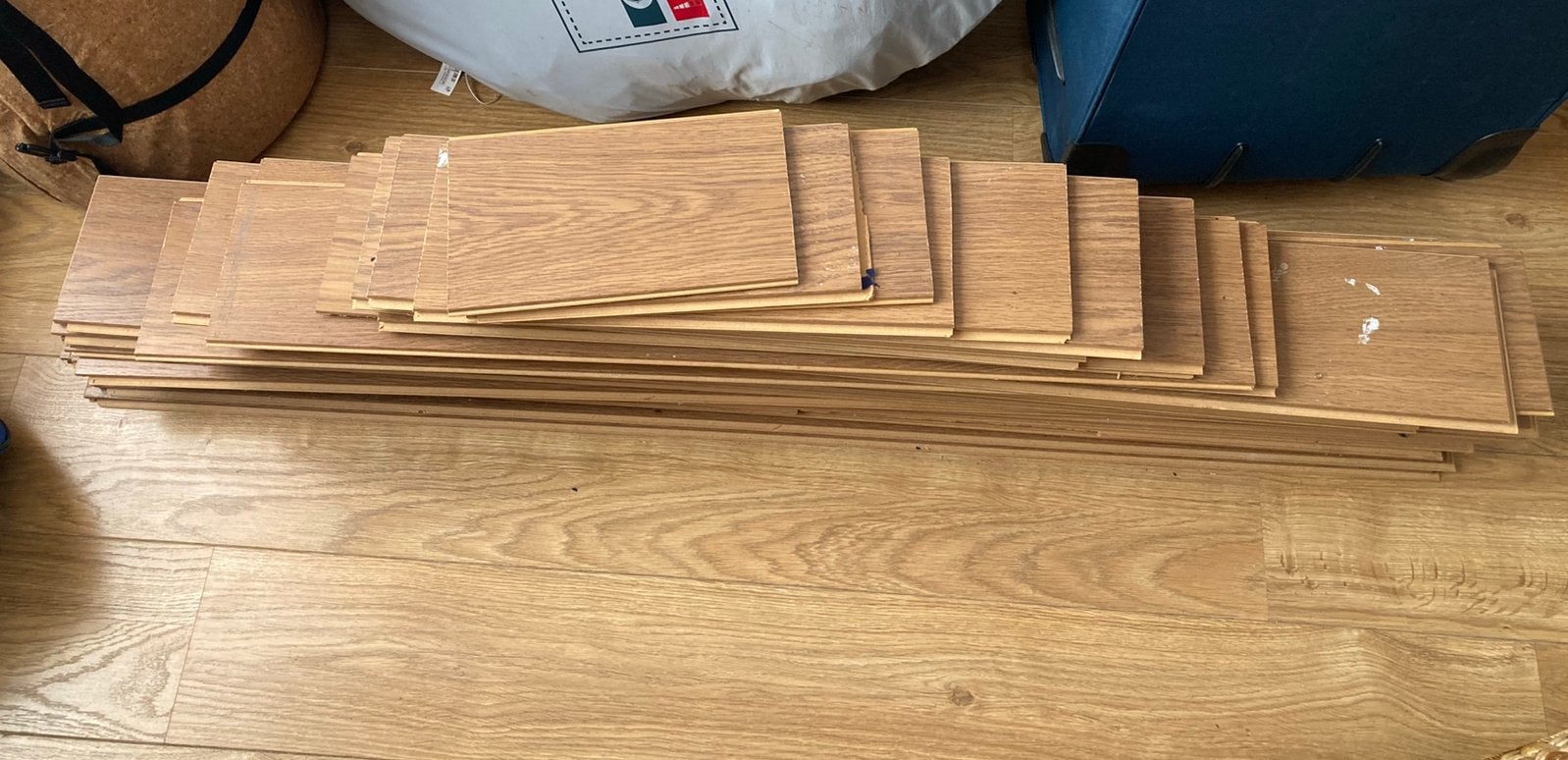 Stapel laminaat, Ophalen, Gebruikt, 50 tot 150 cm, 5 tot 10 m²