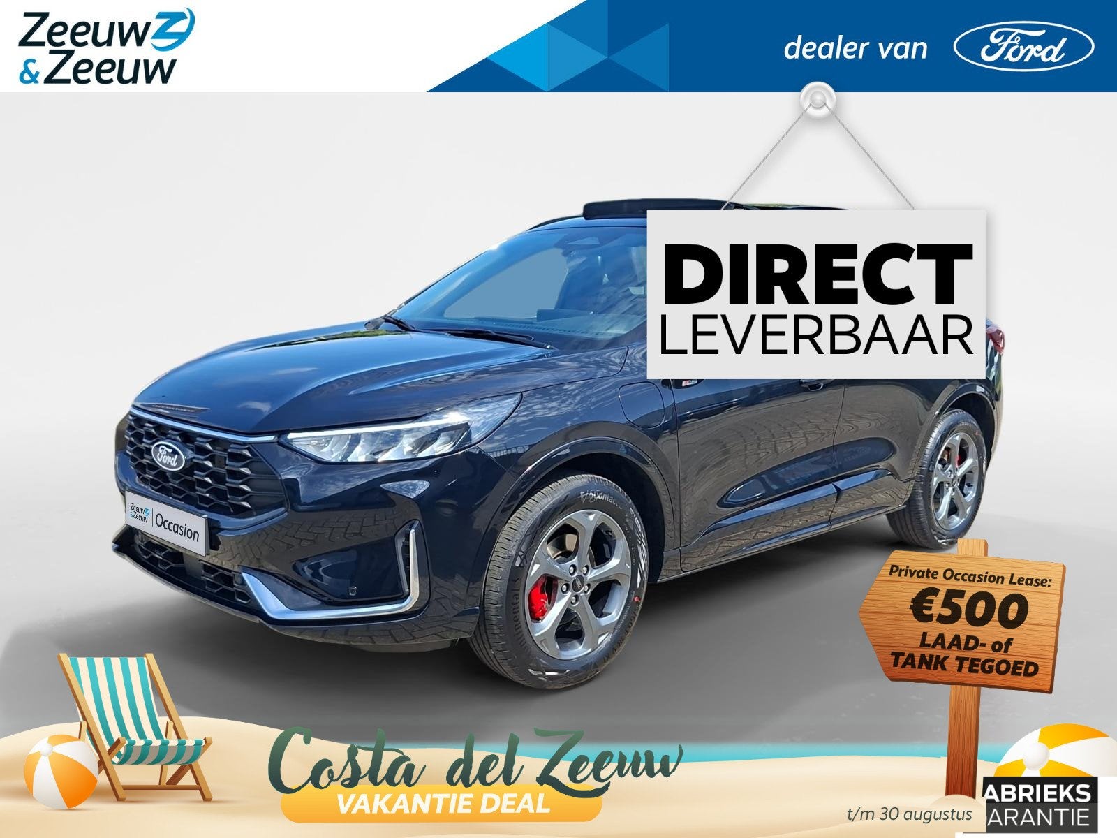 Ford Kuga 2.5 PHEV ST-Line X | Winterpack | Wegklapbare trek, 12 maanden, 14 kWh, Euro 6, 4 cilinders