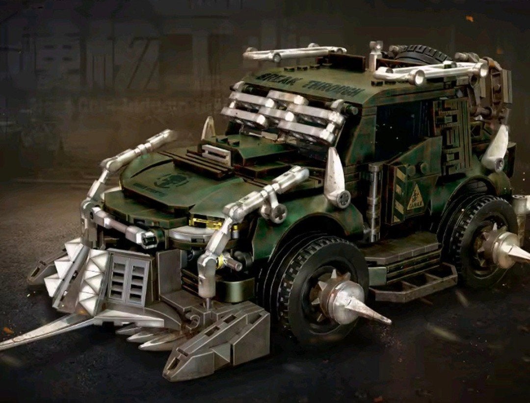 Technische Roestende Brul MOC. Apocalypse auto, Ophalen of Verzenden, Zo goed als nieuw