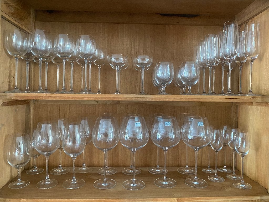 Servies van kristalglas Schott Zwiesel 53-delig - buitenkans, Ophalen, Overige stijlen, Compleet servies, Glas