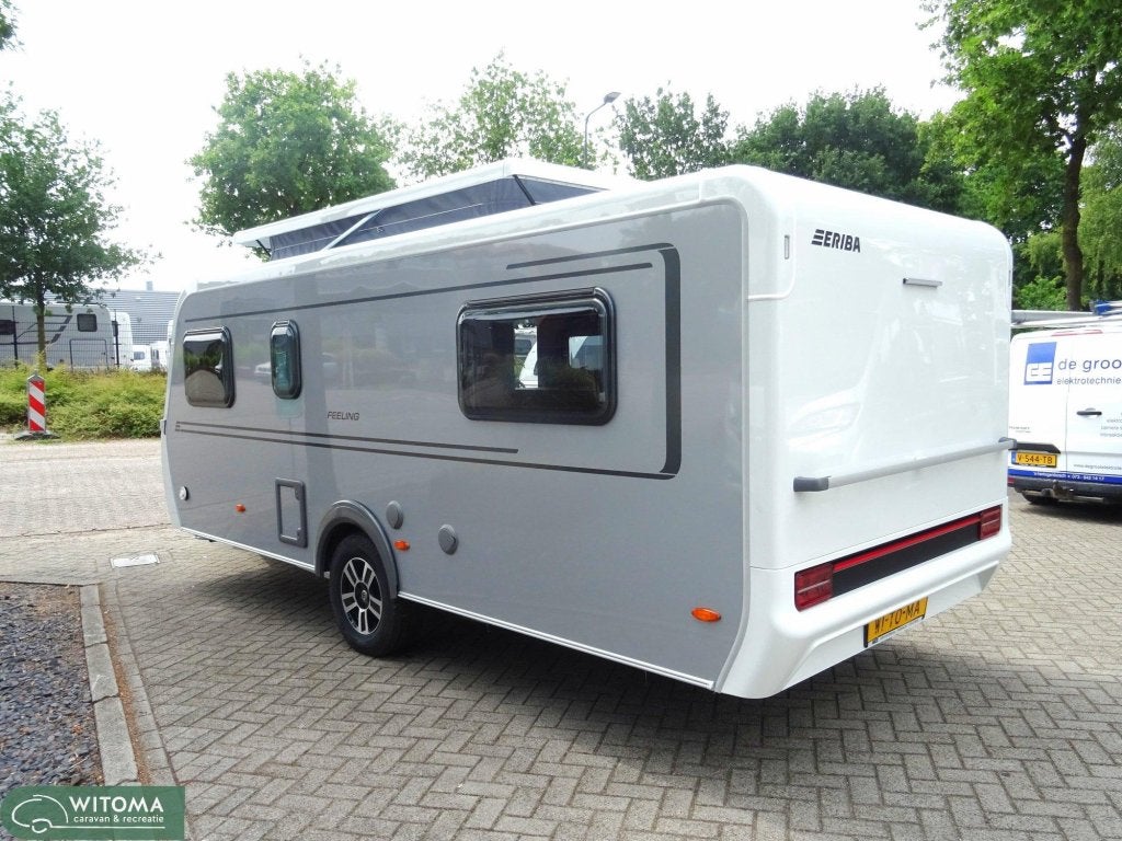 Eriba Feeling 442 Ook nog op voorraad, Caravans en Kamperen, Schokbreker, Standaardzit, Bedrijf, Tot en met 3