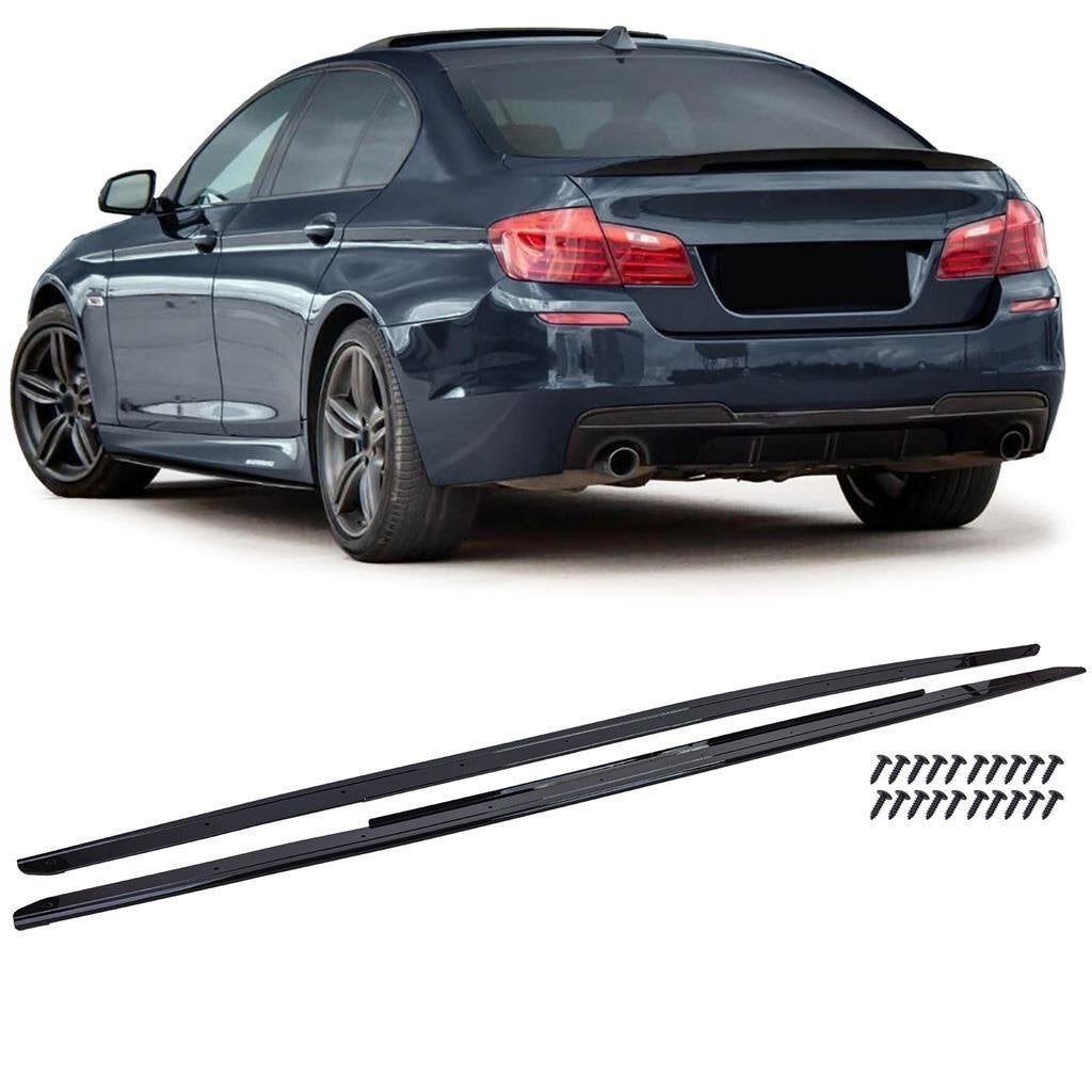 Side Skirts glans Zwart Sideskirts Voor Bmw 5 Serie F10 F11, Verzenden, Automotive Parts, A.parts@hotmail.nl, Trasmolenlaan 12 3447 GZ Woerden