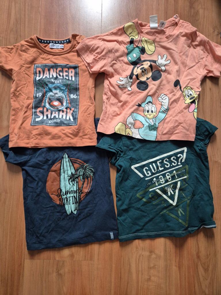 4-delig T-shirt pakket voor jongens maat 86/92, Kinderen en Baby's, Babykleding | Maat 86, Gebruikt, Jongetje, Shirtje of Longsleeve