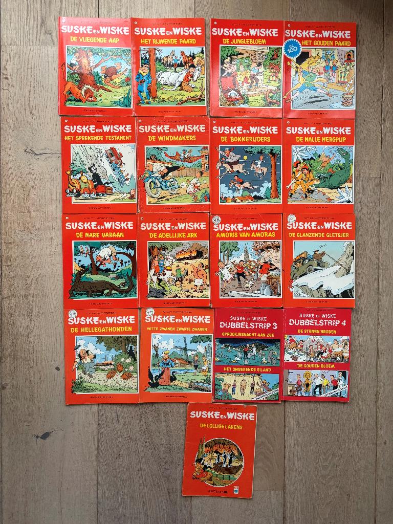 Suske en Wiske, Boeken, Stripboeken, Gelezen, Meerdere stripboeken, Ophalen