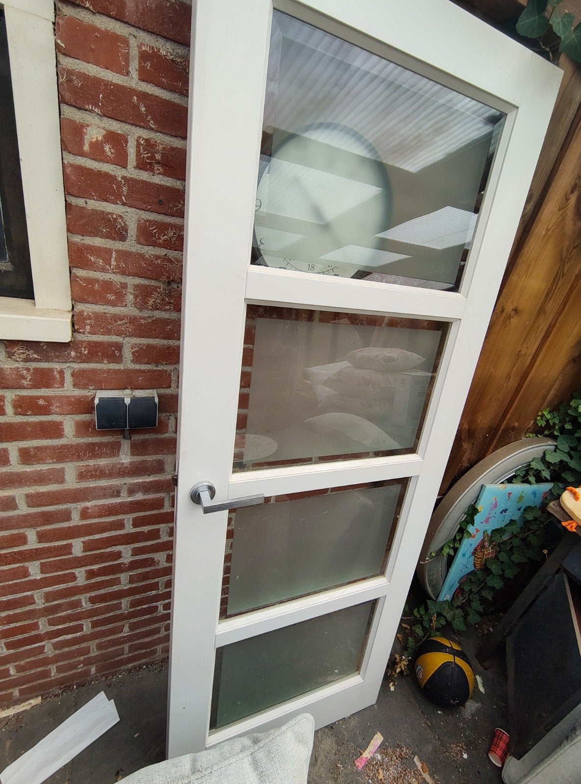 Twee binnendeuren, Ophalen, Gebruikt, 80 tot 100 cm, Binnendeur