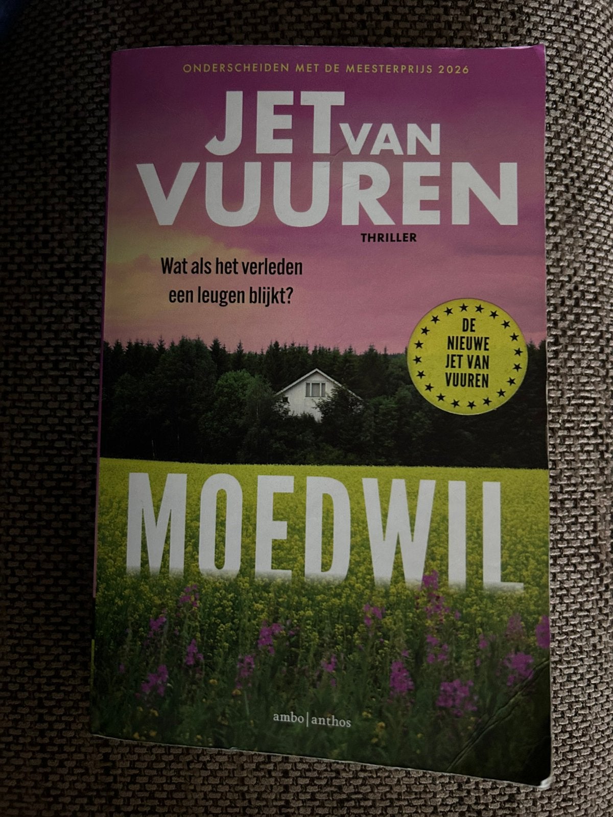 Jet van Vuuren boek thriller titel Moedwil, Boeken, Ophalen of Verzenden, Gelezen, Nederland