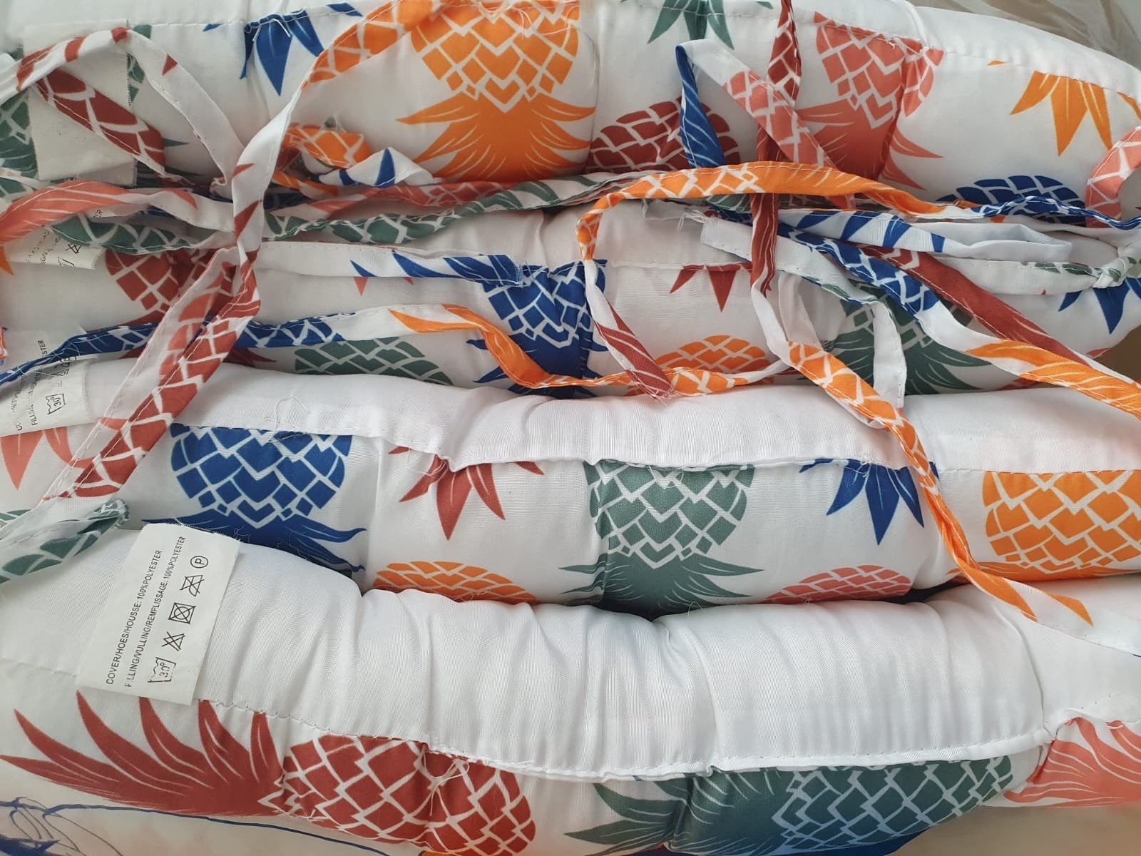 4x kussen ananas, Ophalen of Verzenden, Vierkant