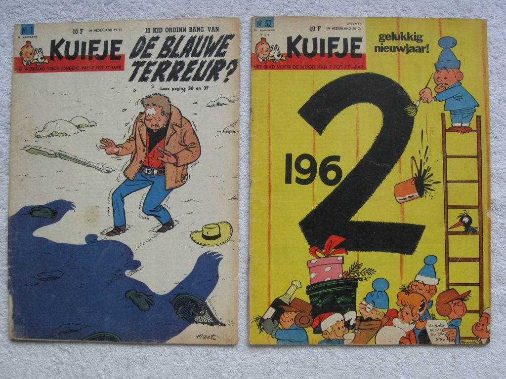 Kuifje weekblad - diverse jaargangen (1961 - 1985), Boeken, Diverse auteurs, Meerdere stripboeken, Ophalen, Gelezen