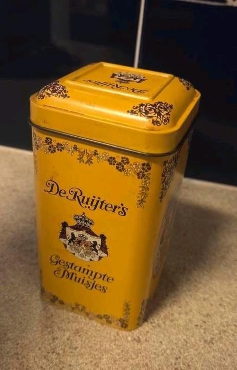 De Ruijter Blik Gestampte Muisjes - Vintage, Verzamelen, Blikken, Ophalen of Verzenden