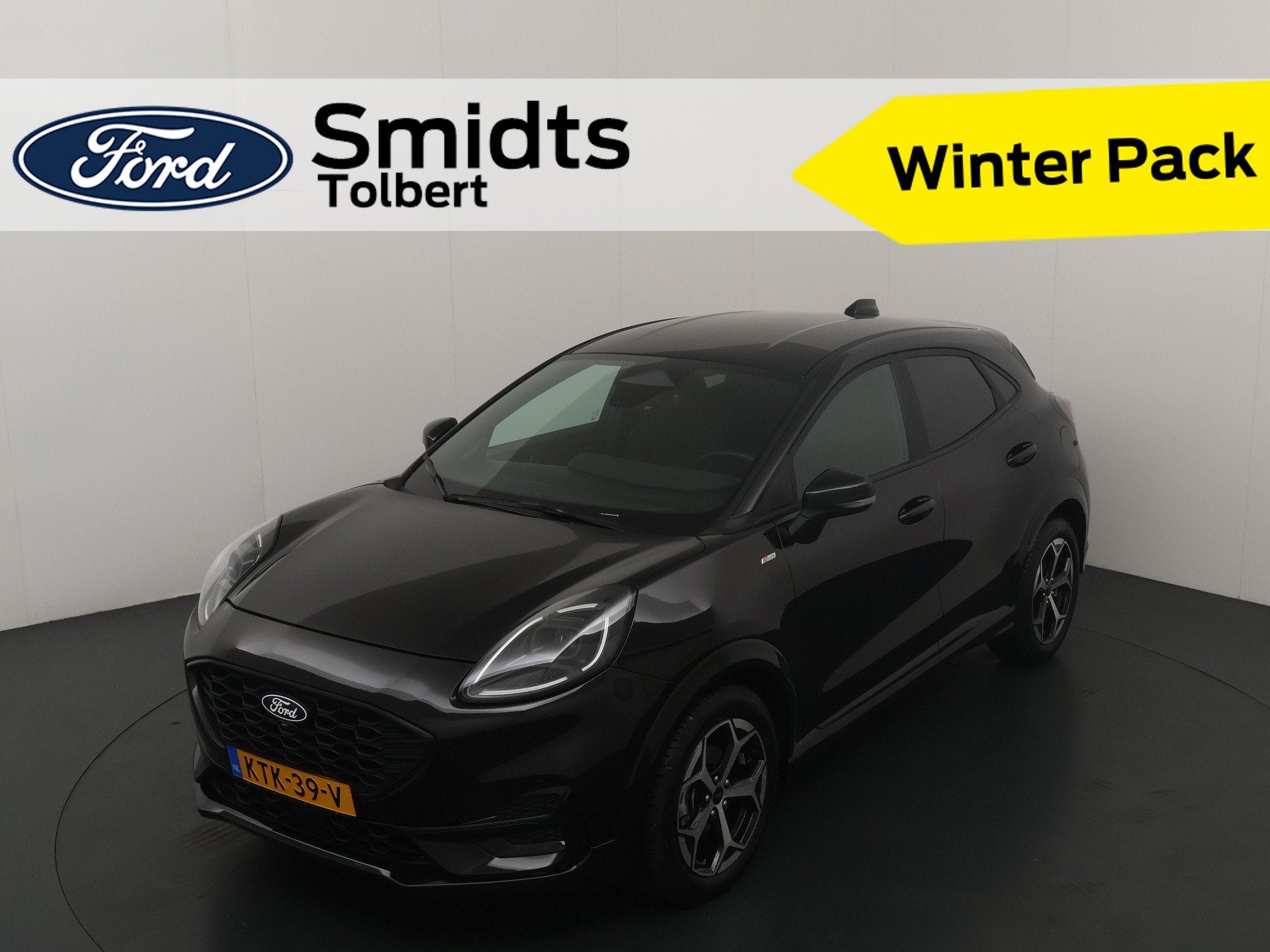 Ford Puma EcoBoost Hybrid 125pk ST-Line | Winterpack | Cruis, 12 maanden, Zwart, Bedrijf, Hybride Elektrisch/Benzine