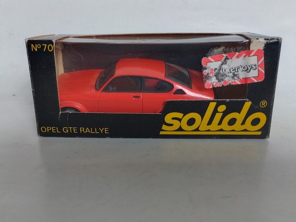 Opel Kadett C GTE Coupe , solido nr 70 , 1:43, Ophalen of Verzenden, Nieuw, Auto, Solido
