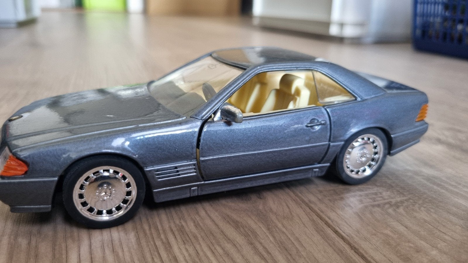 Mercedes-Benz SL 500 Modelauto - Grijs, Ophalen of Verzenden