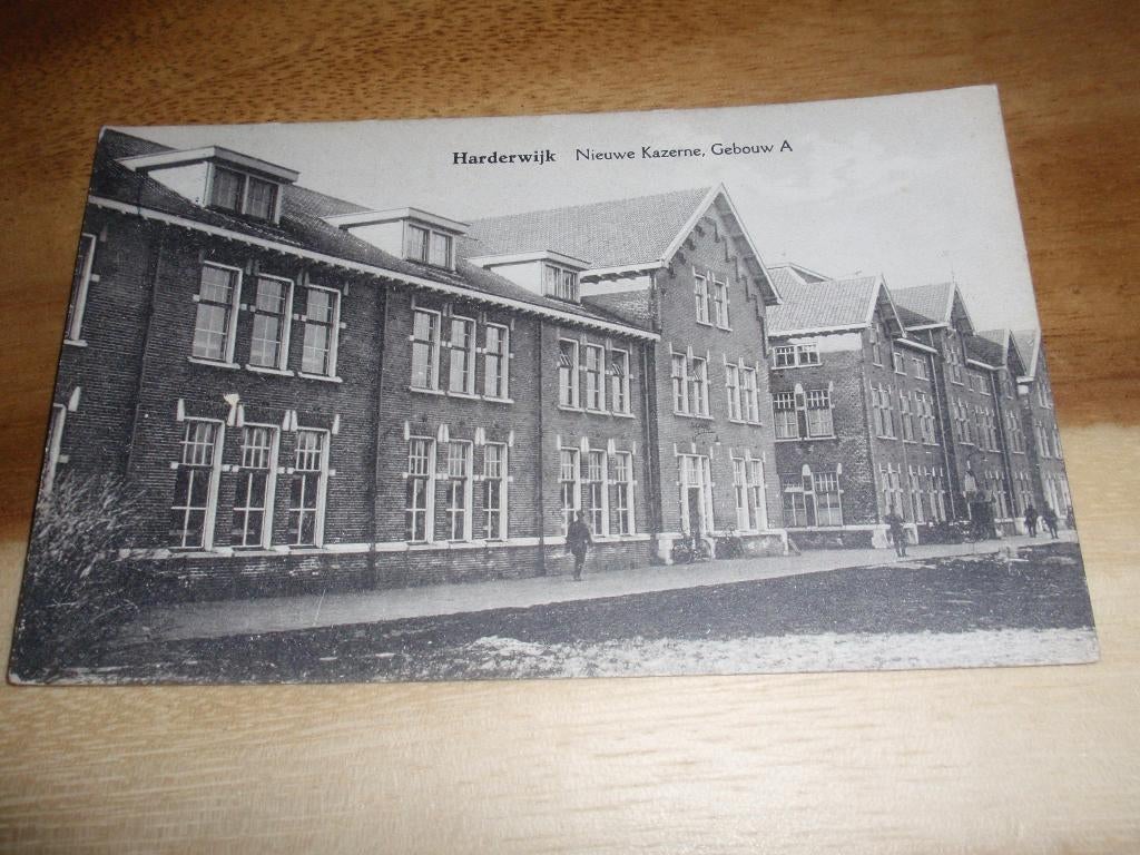 Harderwijk Gebouw A Nieuwe Kazerne Militair, Verzenden, 1920 tot 1940, Gelopen, Gelderland