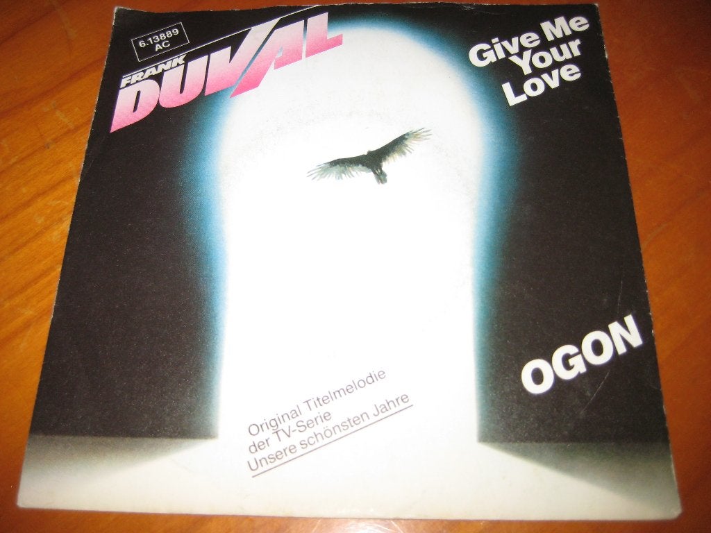 Frank Duval: Give me your love, Ophalen of Verzenden, Zo goed als nieuw, Pop