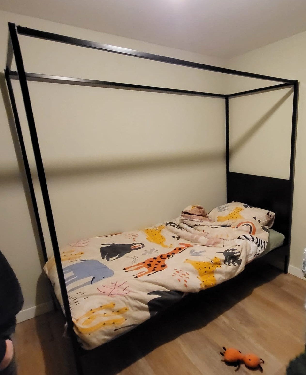 Woood Dani kinderbed (hemelbed) 200 x 90, 85 tot 100 cm, Gebruikt, 180 cm of meer, Ophalen