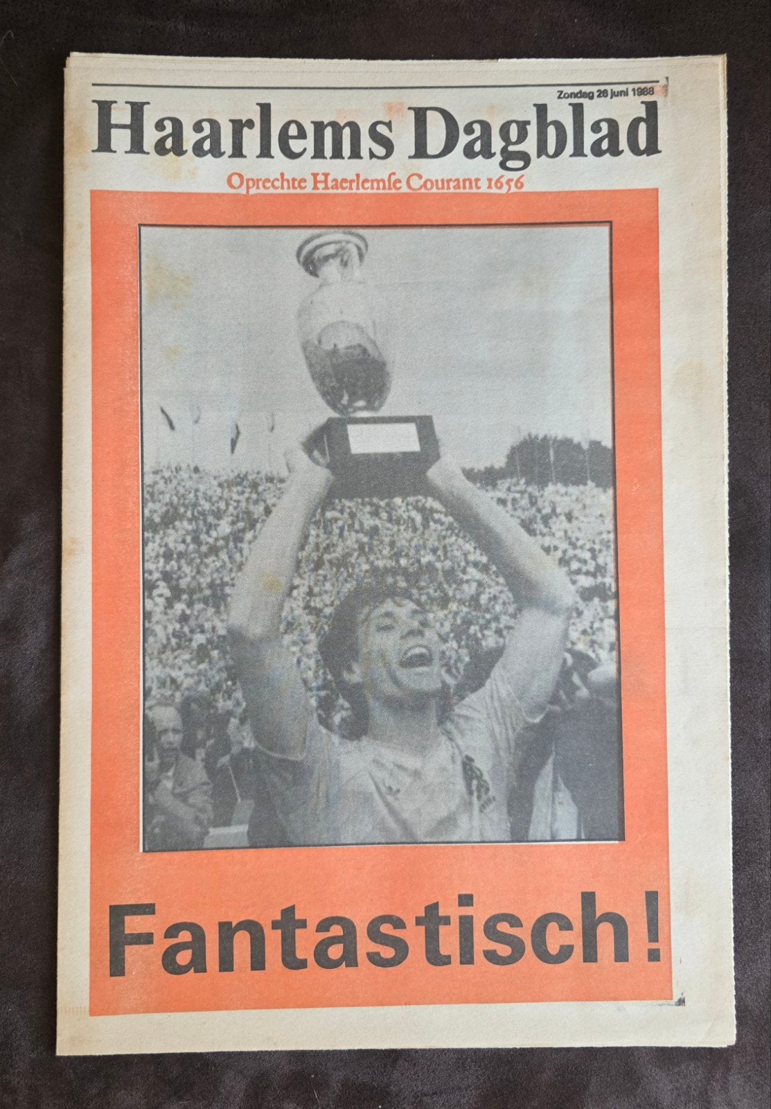 Haarlem dag zondag 28 juni 1988 Nederland Europees Kampioen, Ophalen of Verzenden