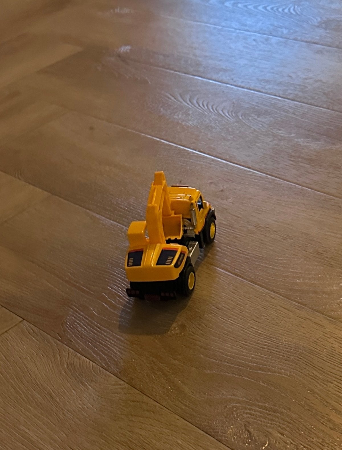 Speelgoed graafmachine vrachtwagen, Ophalen, Gebruikt