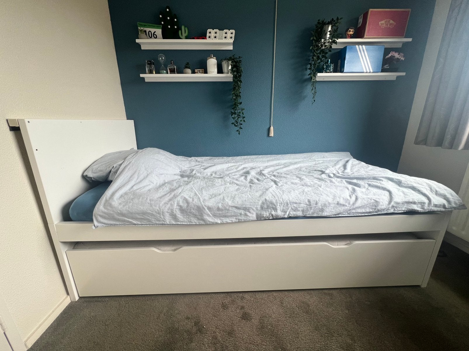 Eenpersoons IKEA bed 90x200cm, Ophalen, Gebruikt, 90 cm, Eenpersoons