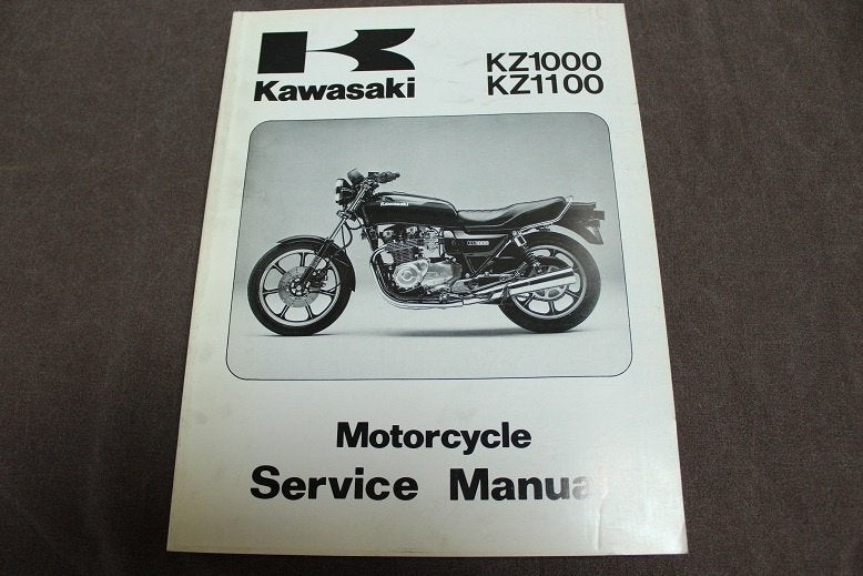 Kawasaki KZ1000 KZ1100 1981 - 1983 motorcycle service manual, Ophalen of Verzenden, Kawasaki