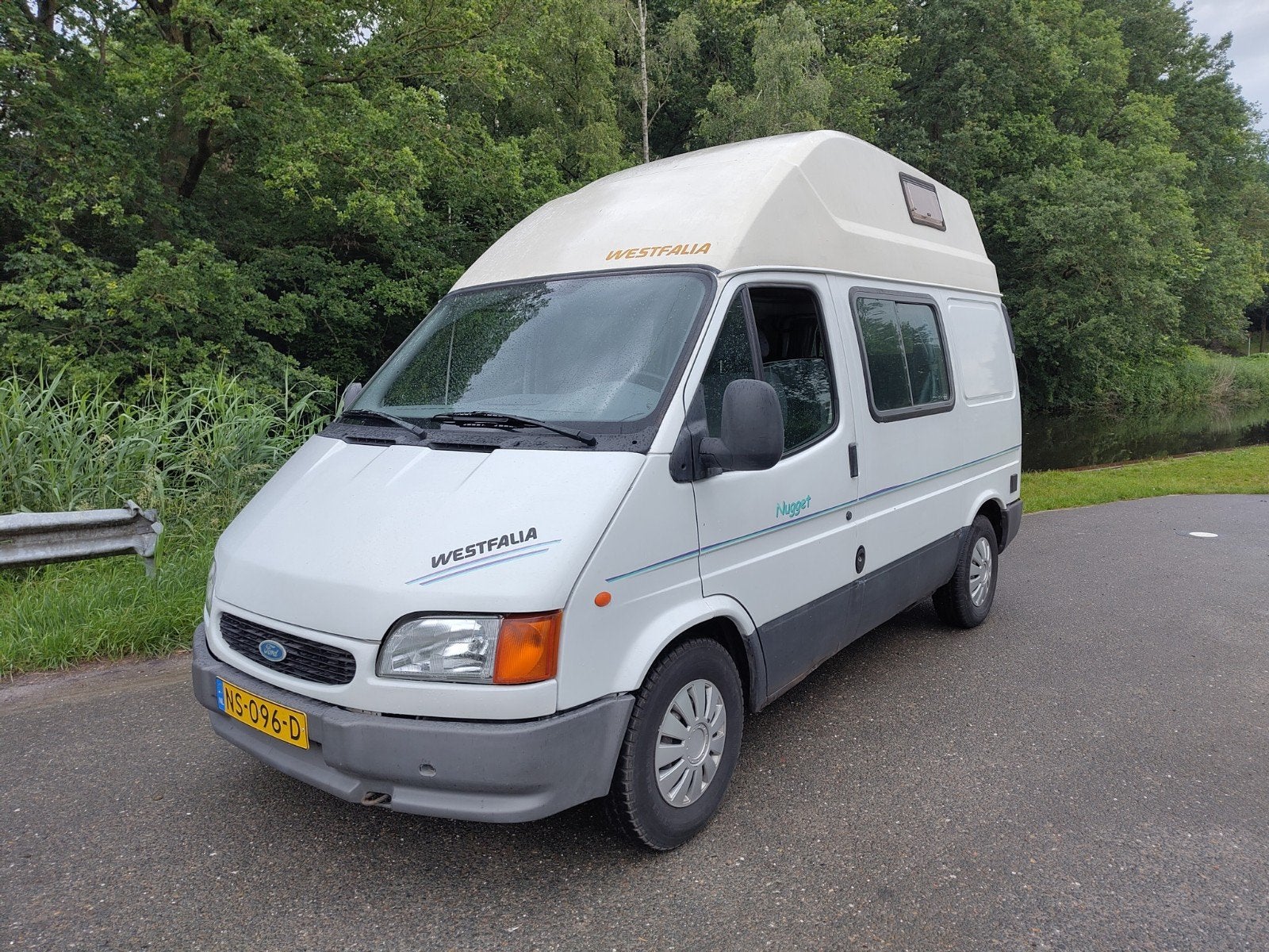 Ford Transit Westfalia Nugget buscamper 1996, Chemisch toilet, Buscamper of Camperbus, Dakluik, Ford