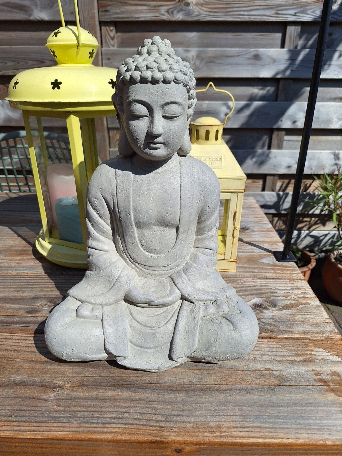 Buddha Boeddha beeld voor binnen of buiten, Ophalen, Zo goed als nieuw