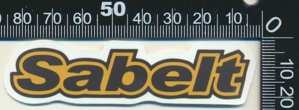 Sticker: Sabelt, Ophalen of Verzenden, Zo goed als nieuw, Auto of Motor