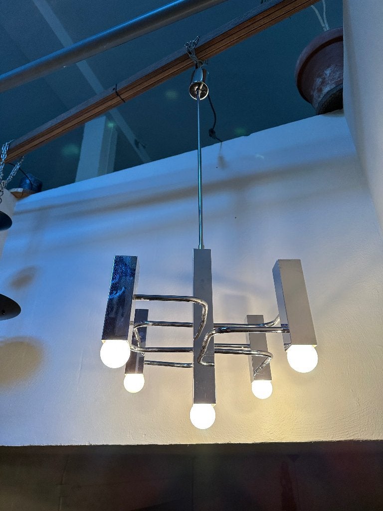 SALE: Vintage design luster Gaeteno Scolari, space age lamp, Ophalen, Gebruikt, -, -