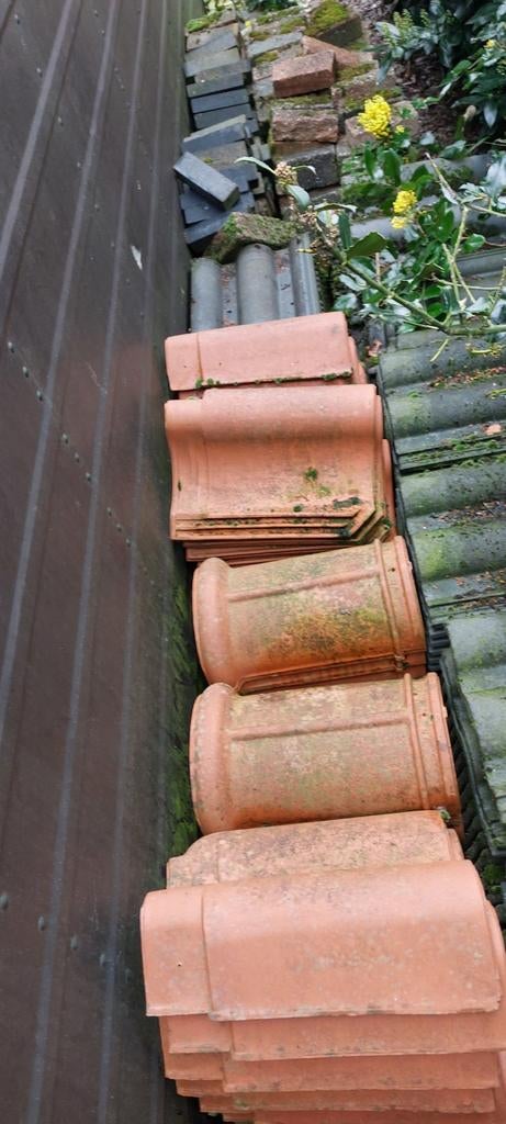 Nokvorsten, gevelpannen en dakpannen rood KDN, Doe-het-zelf en Verbouw, Dakpannen en Dakbedekking, Dakpannen, Steen of Klei, Rood