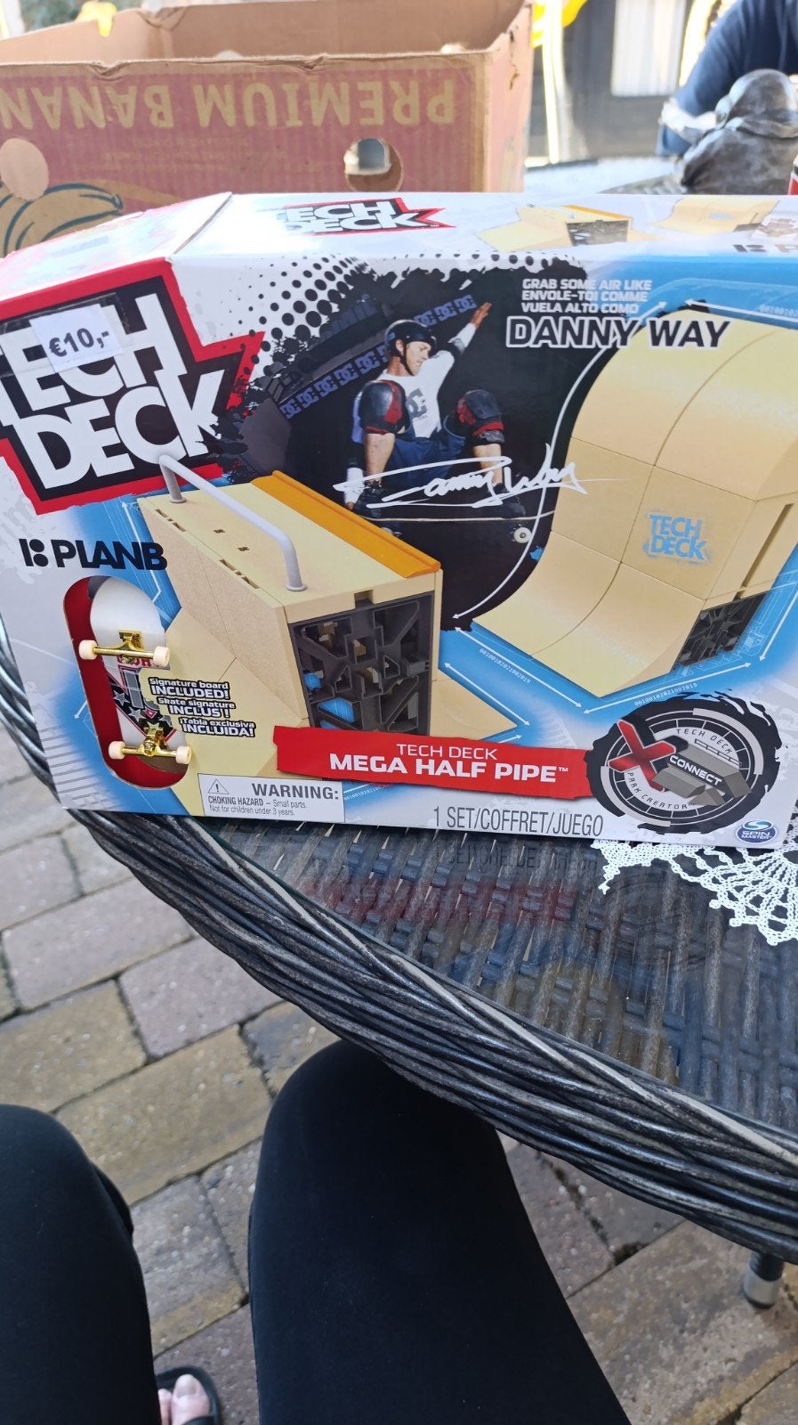 Tech Deck Mega Half Pipe met Danny Way skateboard, Ophalen of Verzenden