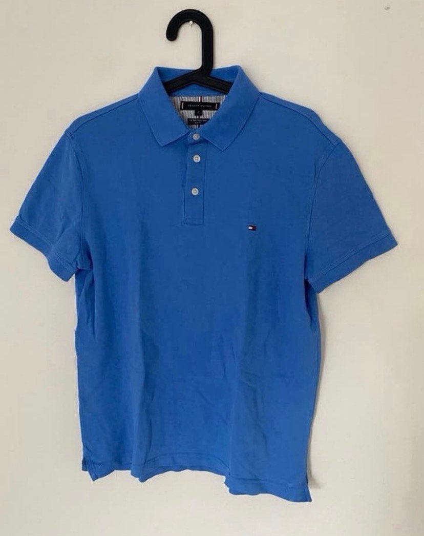 Tommy hilfiger heren polo shirt, m, Kleding | Heren, Polo's, Tommy Hilfiger, Zo goed als nieuw, Verzenden, Maat 48/50 (M)