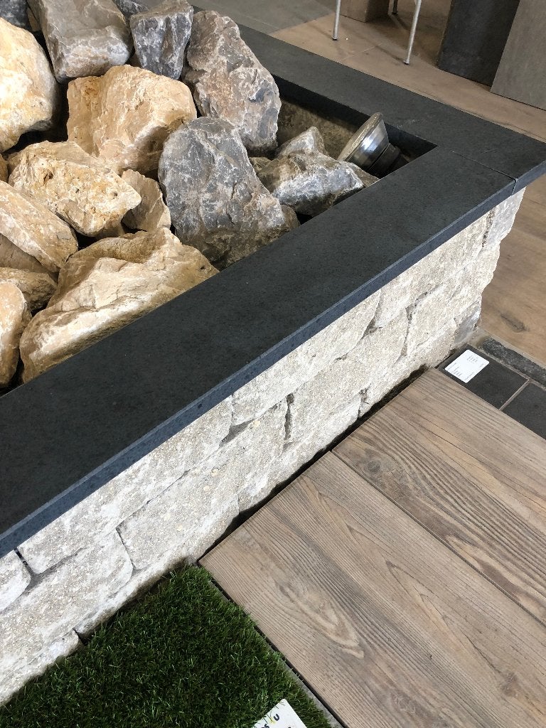 muurafdekkers vijverranden basalt graniet kleurvast actie, 25 cm of meer, Biels, Nieuw, Ophalen of Verzenden