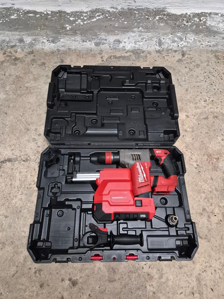 Milwaukee CHPX boorhamer + afzuiging M18, Ophalen of Verzenden, Boor- en/of Breekhamer