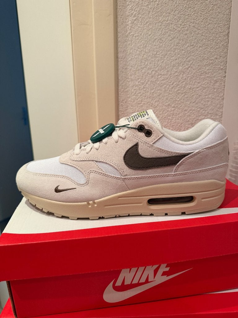 Nike air Max 1 Sail Ironstone maat 43, Ophalen, Overige kleuren, Nike, Nieuw